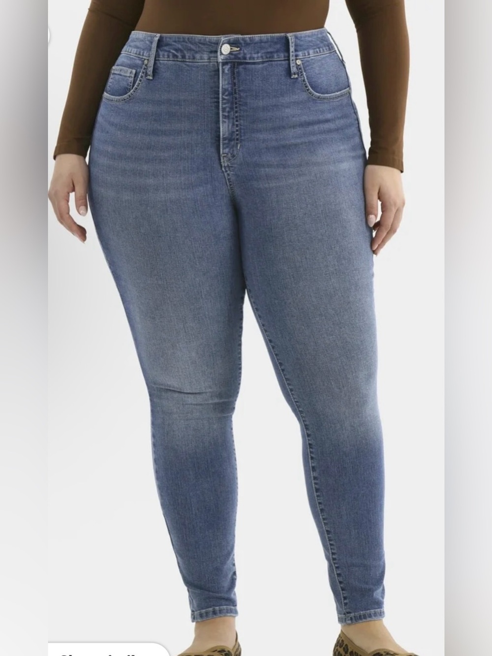 Terra and Sky high rise skinny jeans